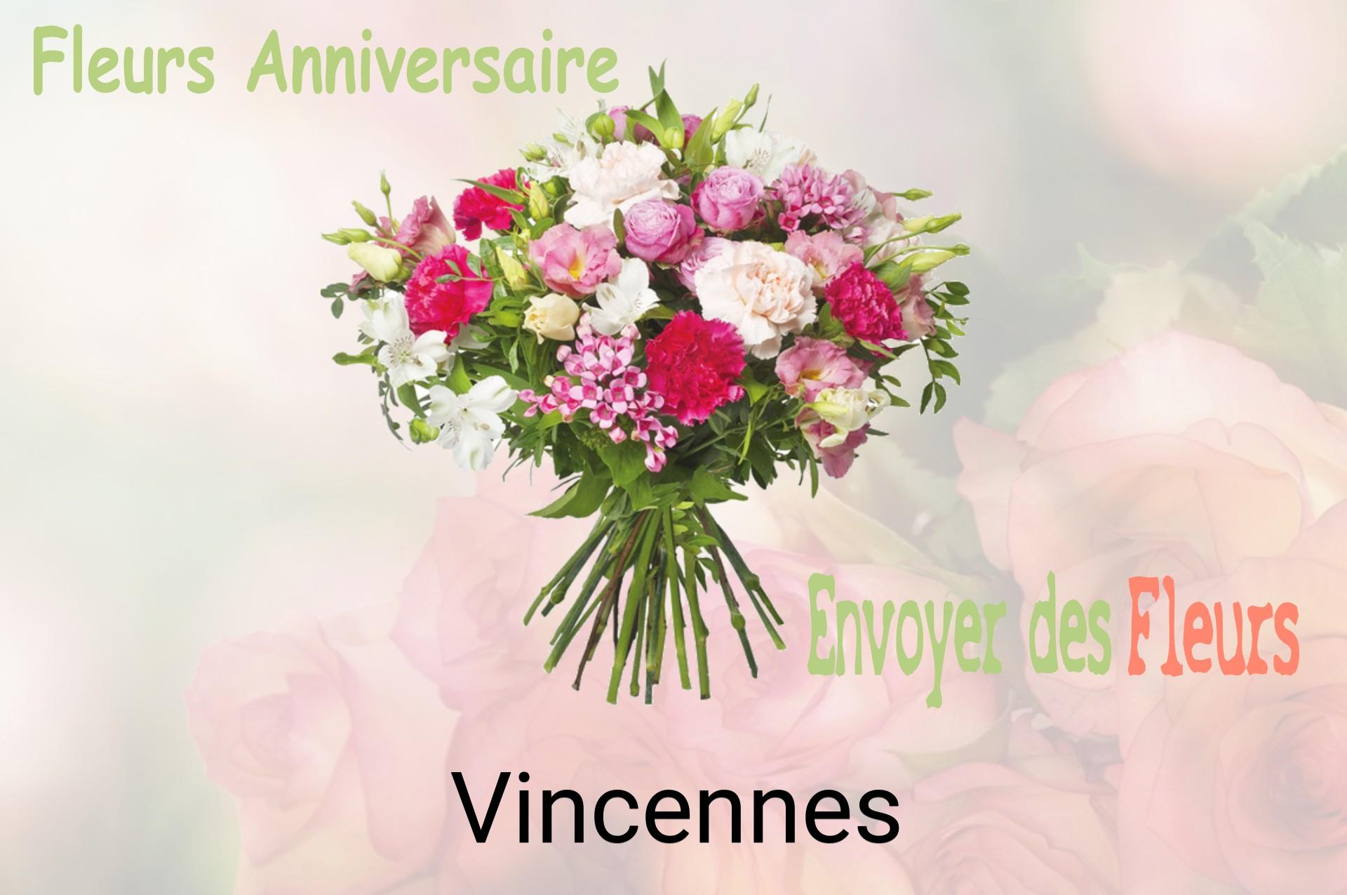 Bouquet de fleurs d’anniversaire livré à Vincennes