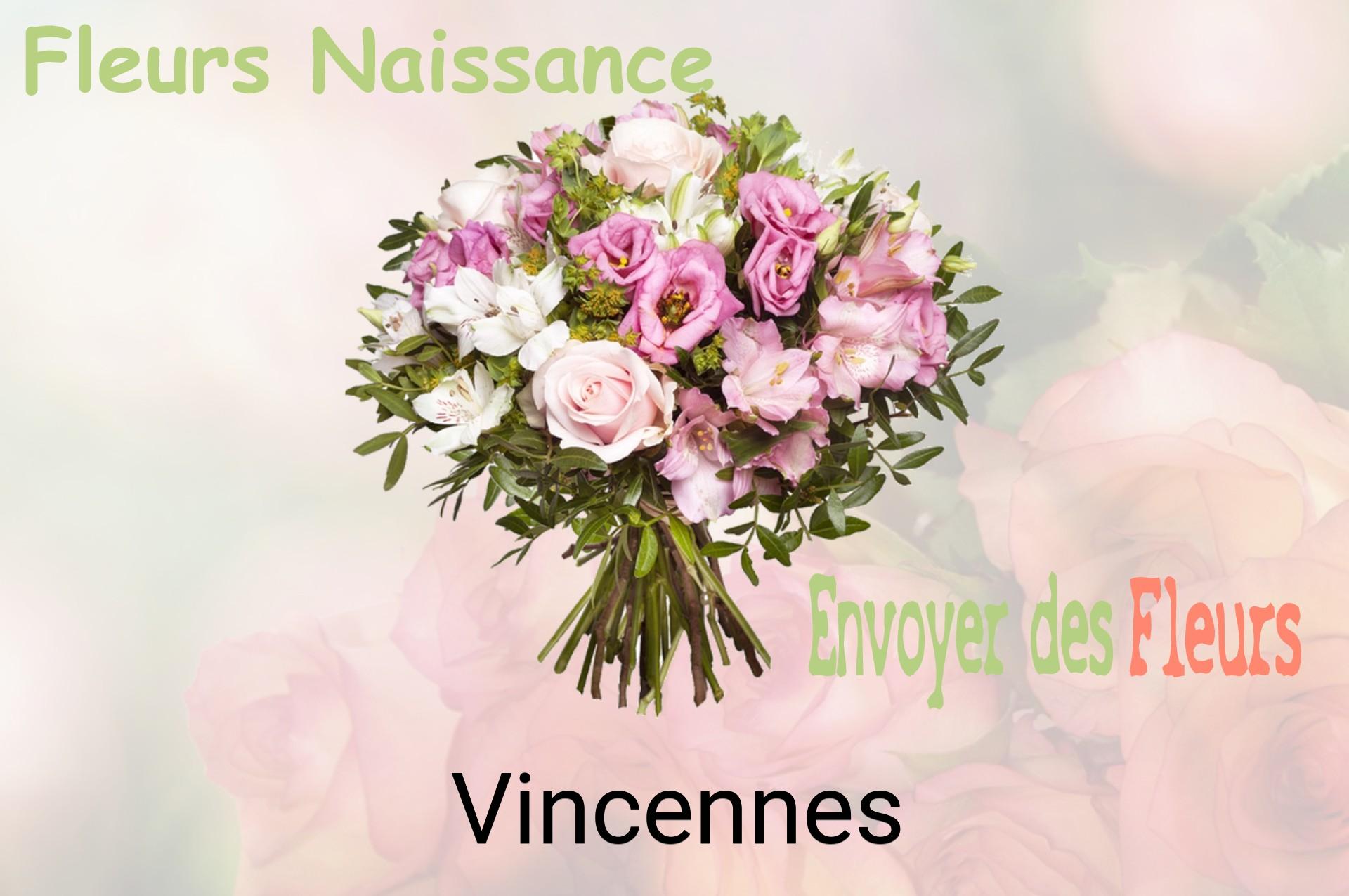 Bouquet de fleurs de naissance livré à Vincennes